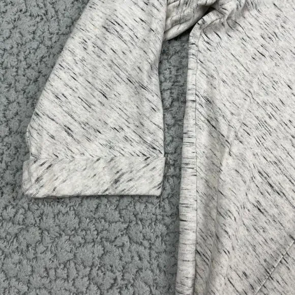 J Jill Space Dyed Tunic Top Womens Large V-Neck Cuffed 3/4 Sleeve Gray - Picture 3 of 7